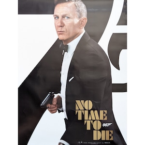 James Bond 007 original movie poster    Cinema Decor Authentic Film Wall Art Retro Movie Poster Original Movie Decor Print