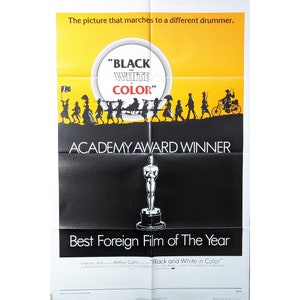 Black and White in Color original movie poster Vintage Cinema Decor Authentic Film Wall Art Retro Movie Poster Original Movie Decor Print