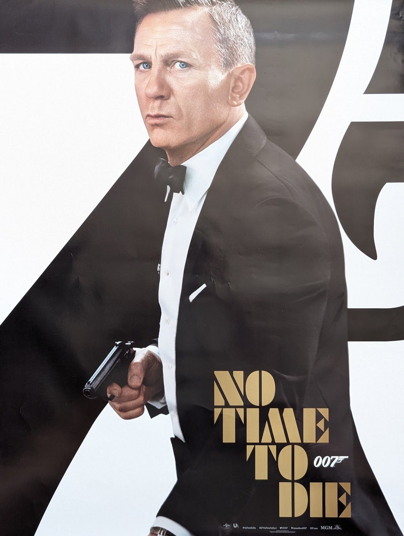 James Bond 007 Original Movie Poster Cinema Decor Authentic Film Wall ...