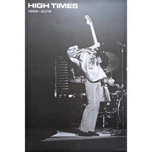 Jimi Hendrix original Ausstellungsplakat Authentische Musik Wand Kunst Dekor Musik Druck Original Musik Wand Kunst