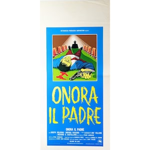 Honore ton père, affiche de film originale vintage, décor de cinéma, film authentique, art mural, affiche de film rétro, impression de décoration de film originale