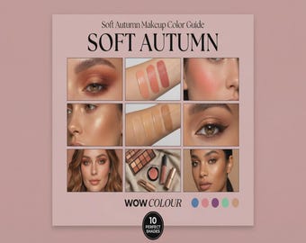 Guía de maquillaje suave para otoño / Análisis de color de temporada Guía de belleza / Analistas de color certificados