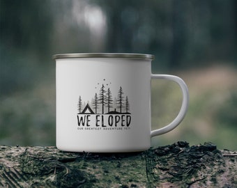 We Eloped - Enamel Camping Mug