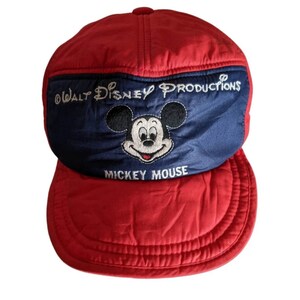 Rare Cap Disney Tokyo Vintage Mickey 80&#39;s 90&#39;s