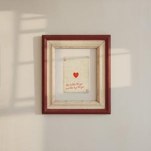 Le piccole cose sono le grandi cose, stampa con citazione vintage carina, arte murale della manifestazione, poster unico, detto di tendenza, arte estetica per la cameretta dei bambini