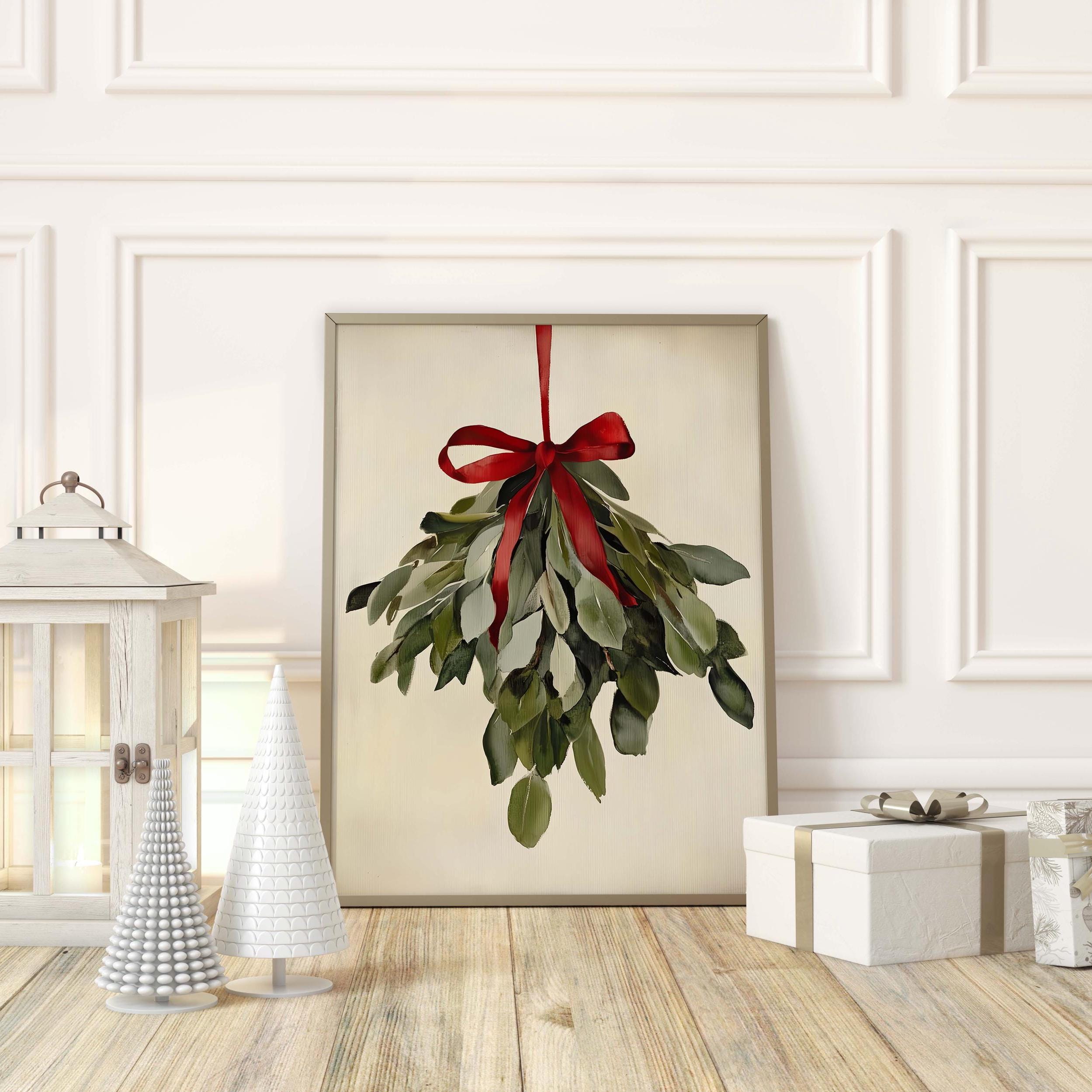 『絵画』 題名~mistletoe~ Mistletoe fine art print — Annie Brulé Illustration