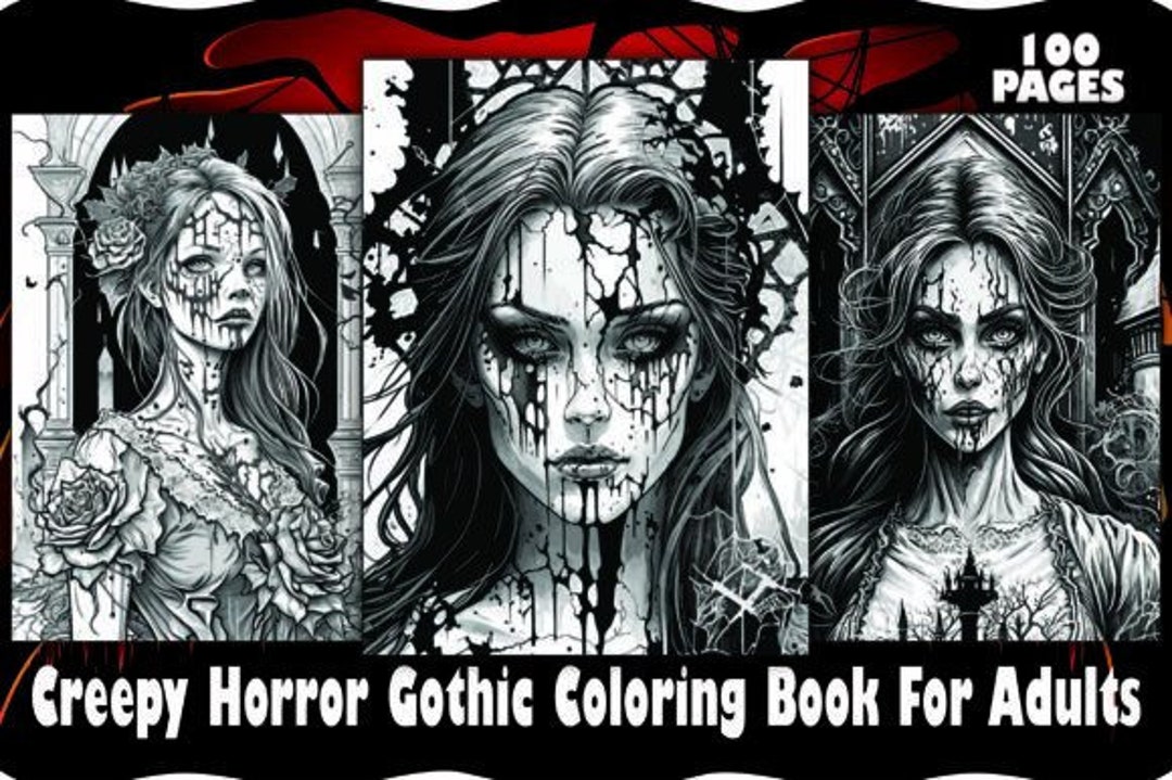 Adult Coloring Book Internally Haunted: Gothic Twisted Coloring Book for Women, Men, Teens who Love Haunting Illustrations of Sugar Skulls, Mandalas, Horror, and Dark Fantasy [Book]