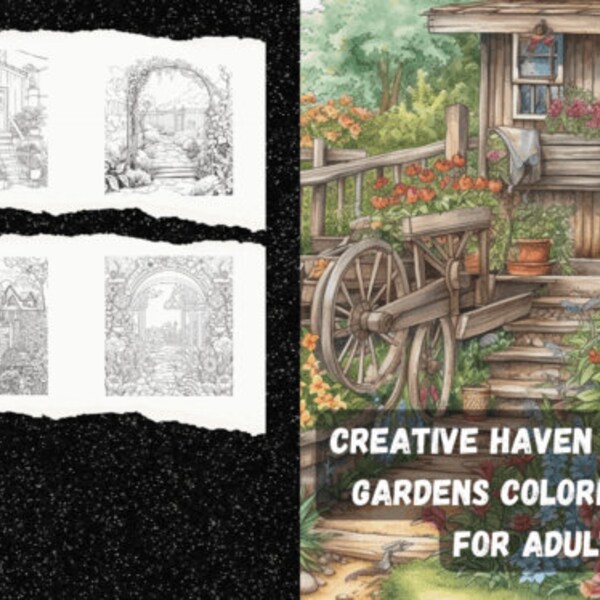 Creative Haven Coloring Book - Etsy