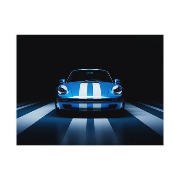 Digital Download 911 Porsche Car Wallart Mancave Poster Gift for Him Garage Art Home Decor Supercar Screen Saver #1