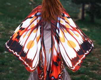 Real Fairy Wing Shawl Wrap Dress Up Adult Butterfly Wings Shawl Butterfly Dress Women Butterfly Cloak Butterflies Cosplay Costume