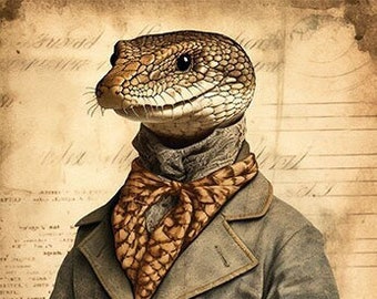 Rattlesnake -- Wildlife Adventurer -- Americana Wildlife -- Rustic Country Cottage Ranch Decor -- DIGITAL DOWNLOAD