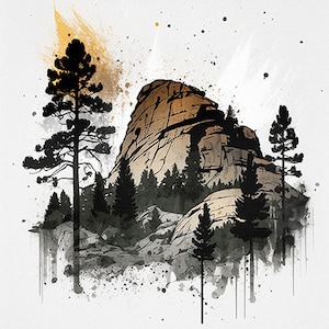 South Dakota Black Hills National Forest -- Landschaft im Westen der USA -- DIGITALER DOWNLOAD