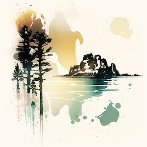 South Dakota Sylvan Lake -- Custer State Park -- Black Hills National Forest -- Westliche USA Landschaft -- DIGITALER DOWNLOAD