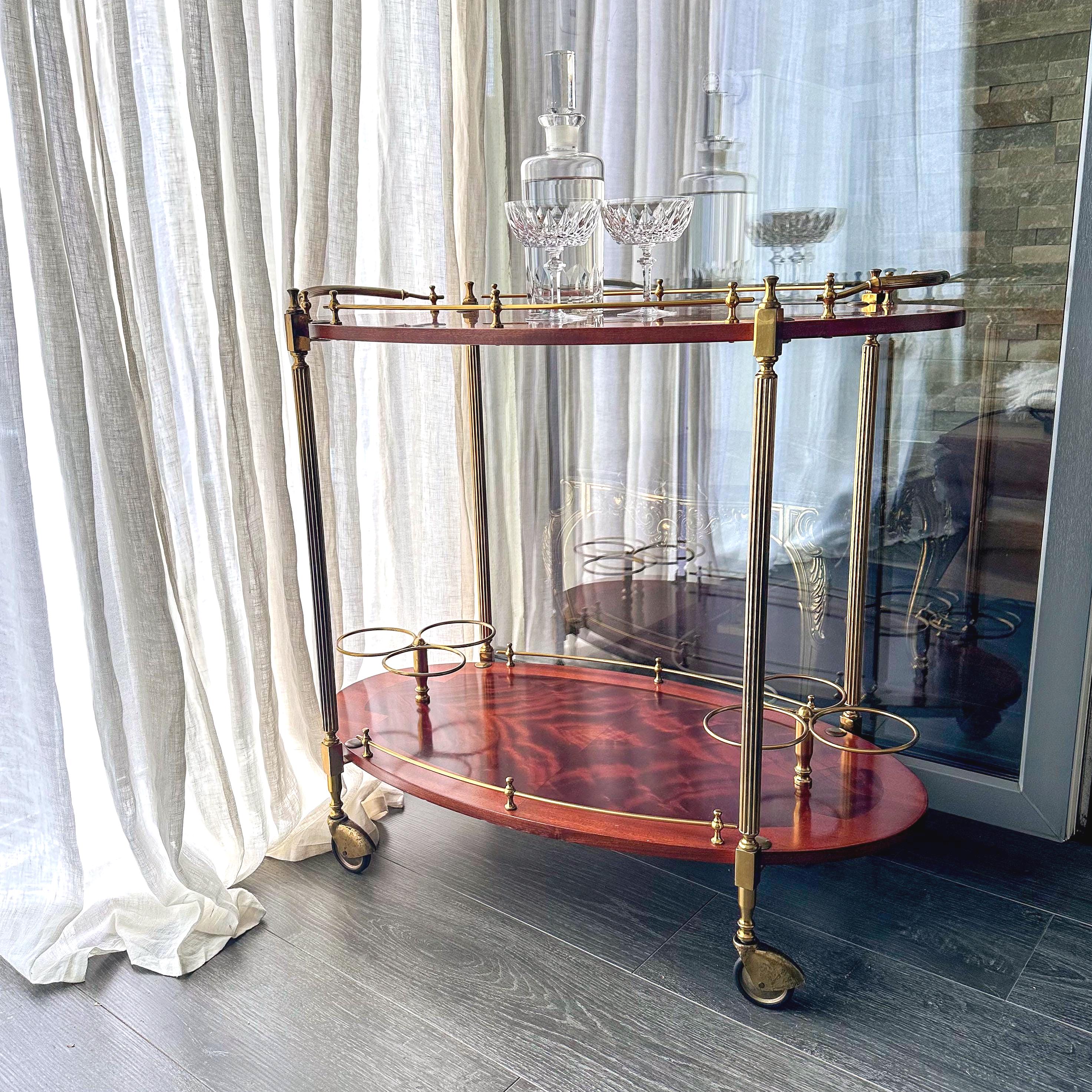 Vintage Italian Bar Trolley - Etsy