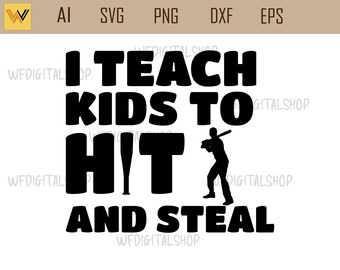 baseball player svg i teach kids - baseball png, sports dad svg, baseball silhouette, sports svg