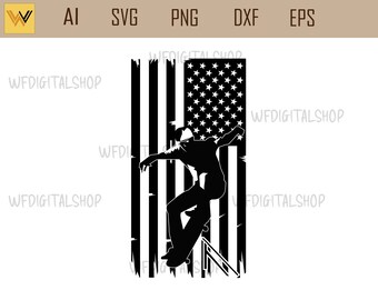 skating svg US Flag - skate art, skate player svg, skateboard shirt svg, skateboard design