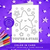Teacher Appreciation Coloring Bookmarks, Printable Thank You Teacher ...