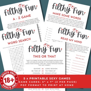 Sexy Word Games, Naughty Printable Activities for Adults, Bachelorette Shower Games, Hen Party Activity, Sexy Date Night Games for Couples