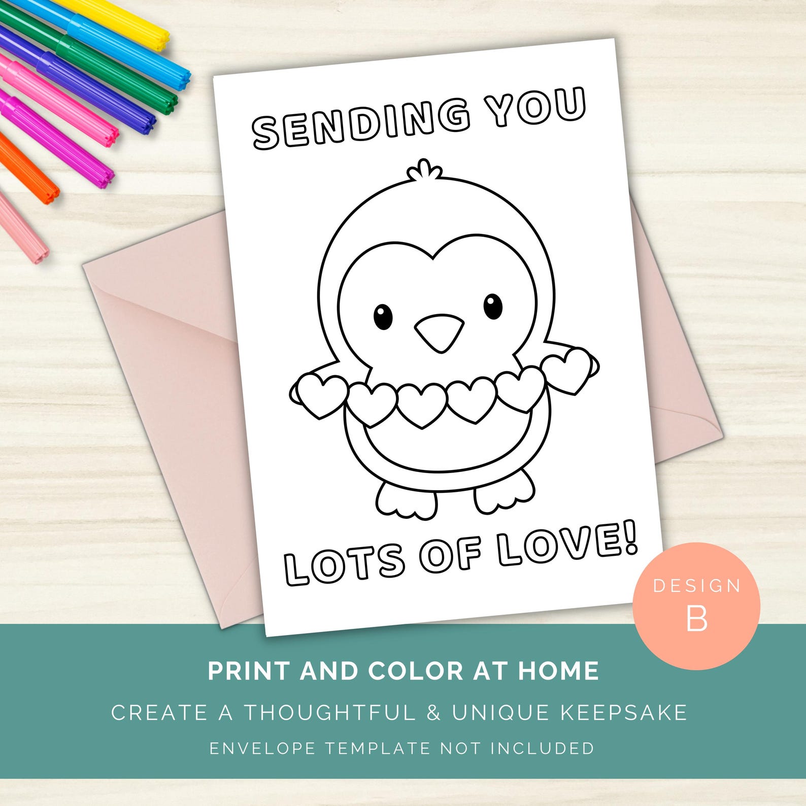 Printable Thinking of You Coloring Card Bundle, DIY Get Well & Sympathy ...