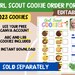 2024 Girl Scout Cookie Order Form Template, Editable With Google Sheets ...
