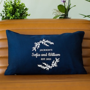 Personalized Pillow, Custom Couple Pillow, Personalized Wedding Gift, Couple Pillow, Couple Name Pillow, Gift for Couples, Anniversary Gift