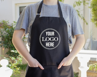 Personalized Apron, Custom Logo Apron, Company Logo Apron, Kitchen Apron, Restaurant Apron, Custom Chef Apron, Baking Apron, Cooking Apron