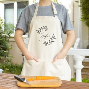 Personalized Apron, Custom Apron, Name Apron, Personalized Apron For Women, Apron For Men, Custom BBQ Apron, Chef Apron, Grilling Gift