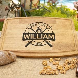 Personalized Cutting Board, Custom BBQ Board, Charcuterie Board, Gift for Dad, Custom Grill Board, Grill Gift, Father&#39;s Day Gift, Dad Gift