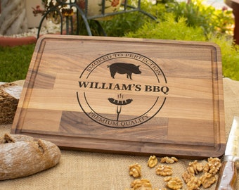 Custom Cutting Board, Custom BBQ Board, BBQ Cutting Board, Personalized Cutting Board, Custom Steak Board, Custom Meat Board, Grilling Gift