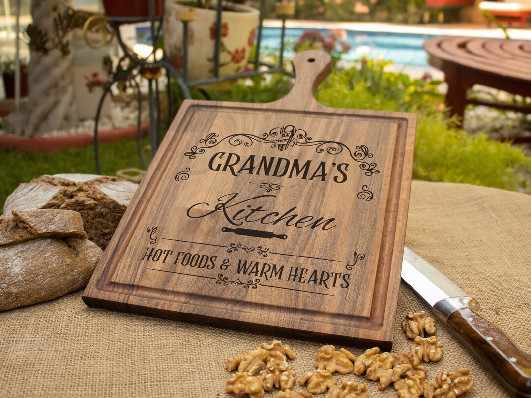 Grandma Cutting Board, Personalized Cutting Board, Charcuterie Board ...