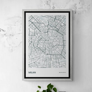 Milan Map Poster, Milan Map Print, Milan City, Fashion wall art, Milano, Black and White Map, Italia, Italy Print, Milan Italy Map, Wall Art