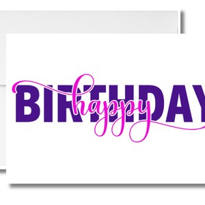 Cartes de correspondance pliées Happy Birthday, cartes de joyeux anniversaire, cartes de correspondance, lot de 15 avec enveloppes