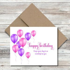 Feliz Aniversário, Cartão com Envelopes