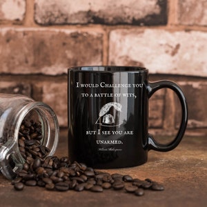 Battle of wits, Shakespeare quote mug, Shakespeare mug, English Teacher gift, Drama gift, literature mug, William Shakespeare mug 11oz mug