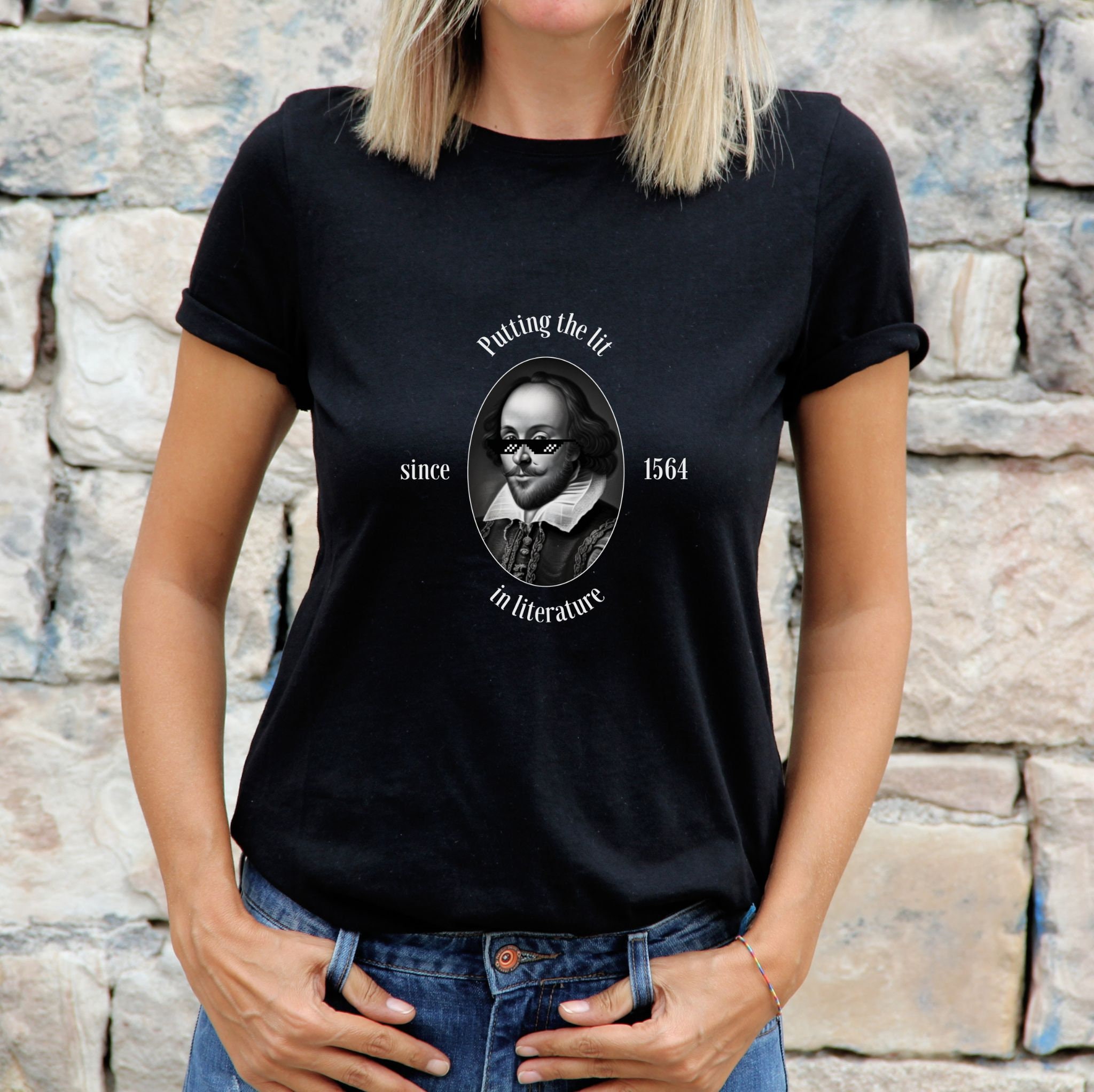 Negli occhi di chi guarda - Shakespeare - T-shirt bianca Donna