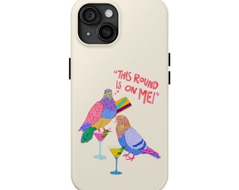 Fabriquée par soi-même, cette coque de portable pigeon