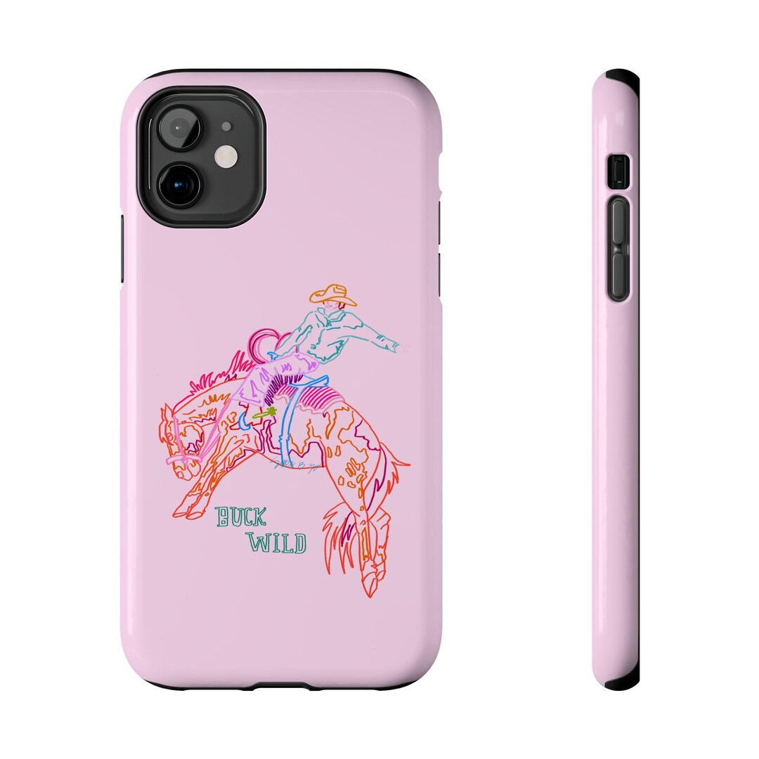 Pink Buck Wild Phone Case - Etsy
