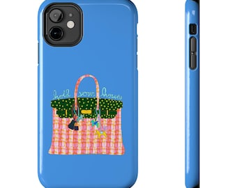 Hold Your Horses Blue Phone Case