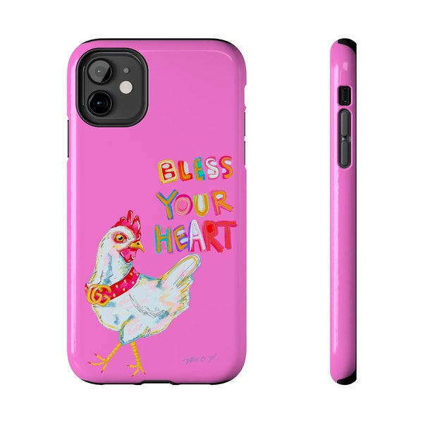 Pink Bless Your Heart Phone Case