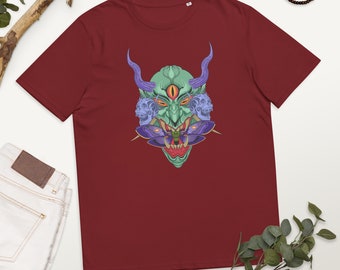 Hannya Mask Unisex organic cotton t-shirt
