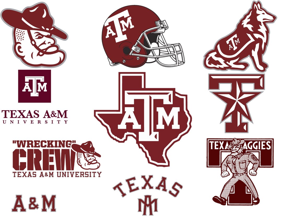 BEST Quality Texas A&M Gig'em Aggies SVG Digital Bundle - Etsy