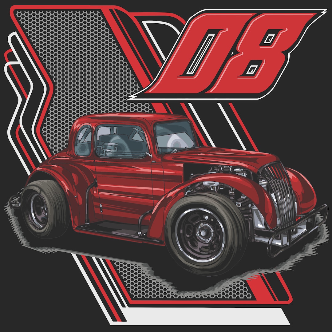 Legend Race Car Digital Download File. - Etsy