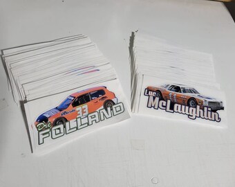 Racing Hero Decals, Racing Stickers, Custom Made Decals, Fan Giveaway Decals, Promotional Decals, Motorsport Decals, Custom Decals