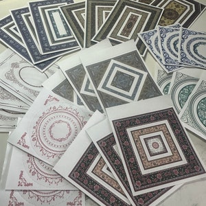 Cadres perforés variés pour le journal indésirable, le scrapbooking, la fabrication de cartes et plus encore !