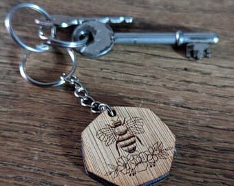 Bumble bee Keyring