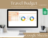 2025 Travel Budget Spreadsheet Budget Planner Google Sheet Trip Budget Budget Calculator Budget Tracker Budget Google Sheets Travel Planner