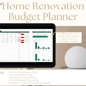 View of Home Renovation Budget Planner Google Sheets House Renovation ...