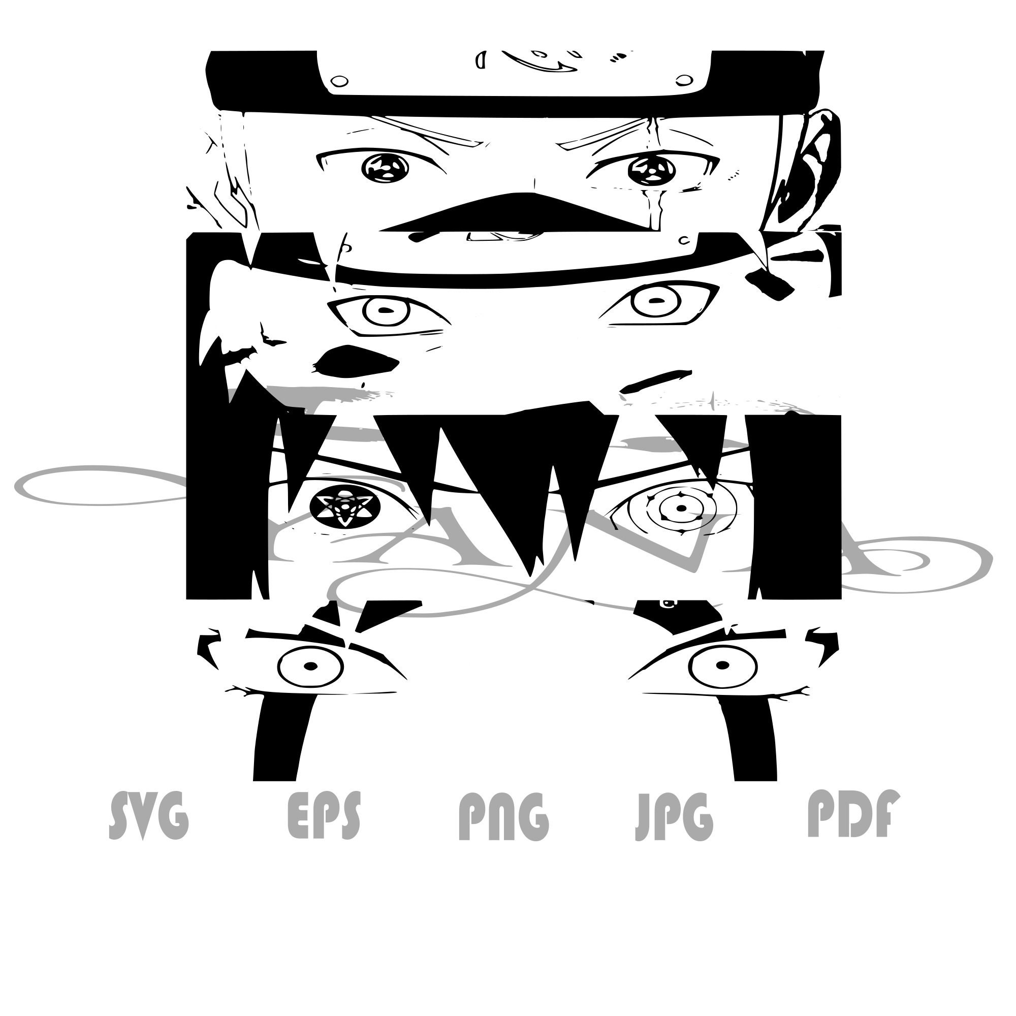 Naruto Cut File - Etsy