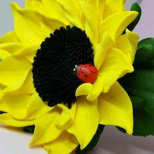 Handmade Sunflower Headband: Yellow Floral Hair Accessory