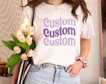 Custom Design For an Adult Shirt Personalised T-Shirt Design For Adult Shirt